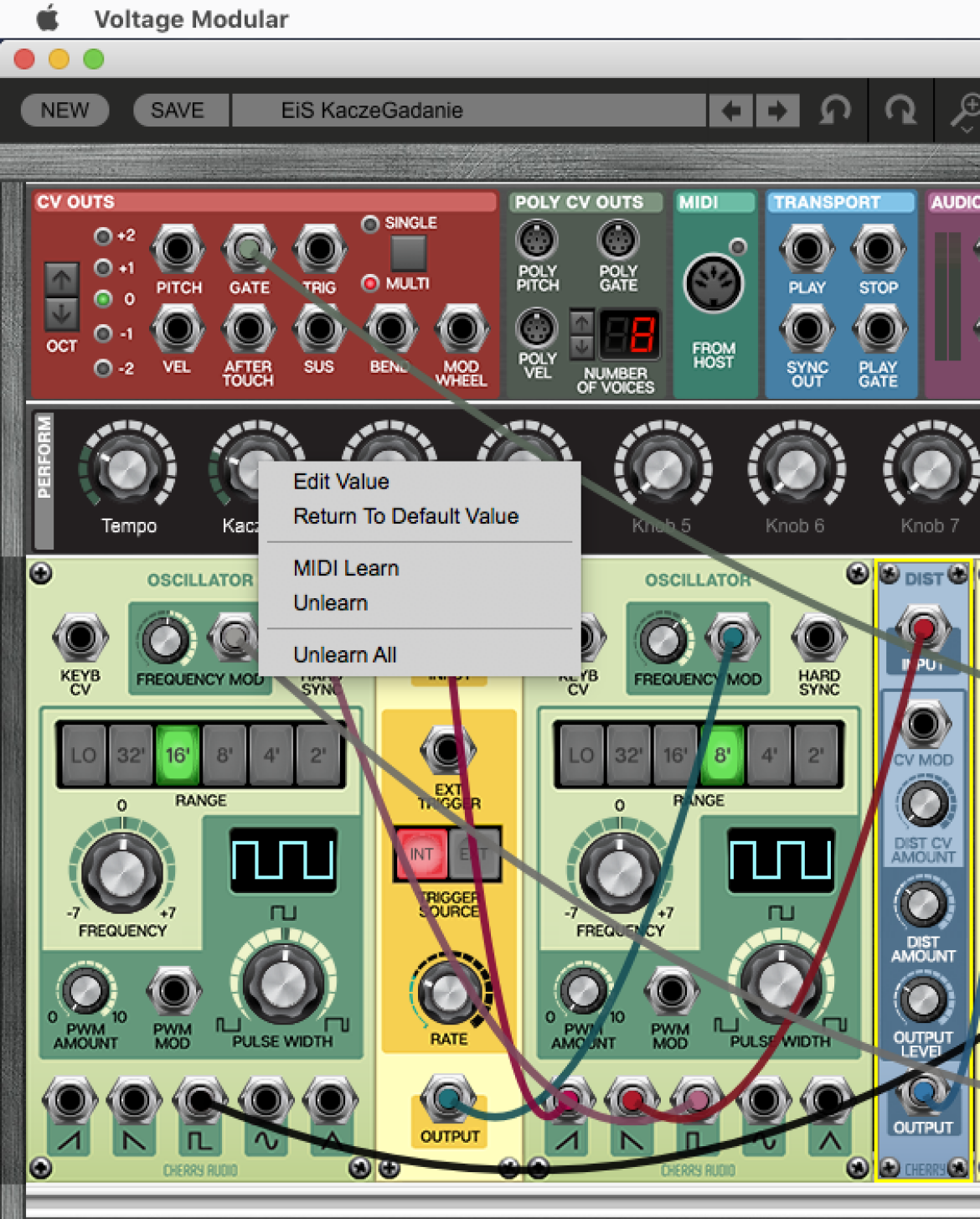Bezpłatny program - Cherry Audio Voltage Modular Nucleus