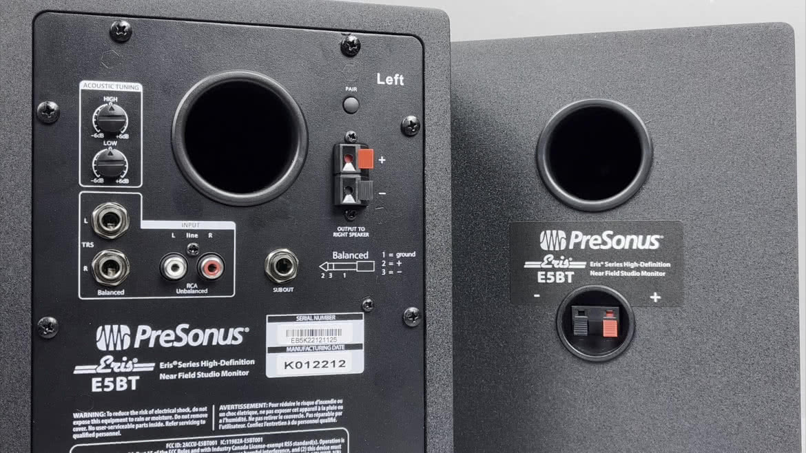 Eris E5 BT - aktywne monitory multimedialne