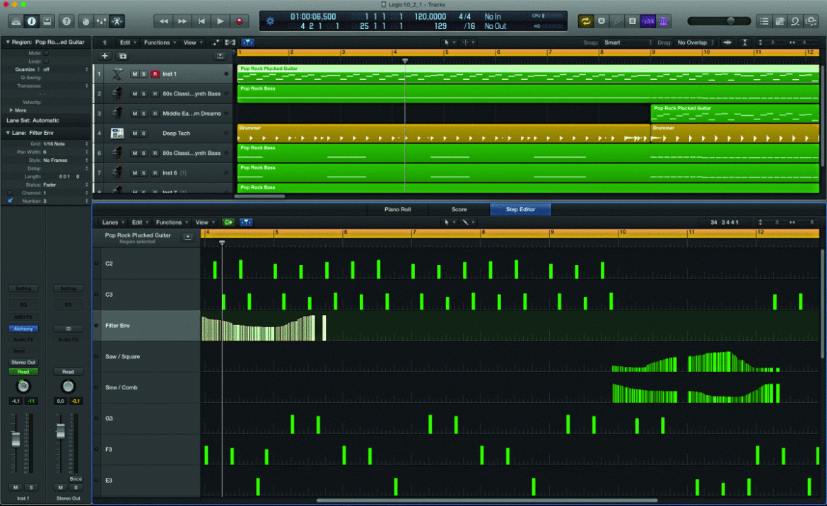 Nowości w 10.2.1 - Flex, Bounce i Step Editor