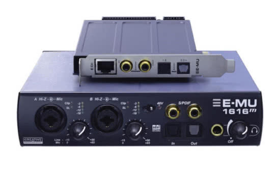 E-mu 1616M - interfejs audio PCMCIA