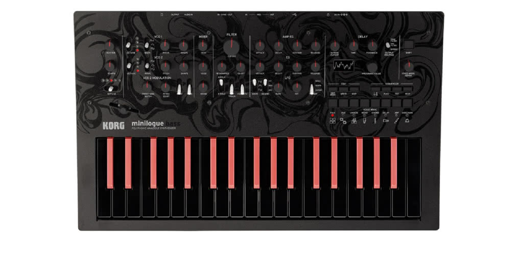 Korg Minilogue Bass - syntezator w wersji limitowanej