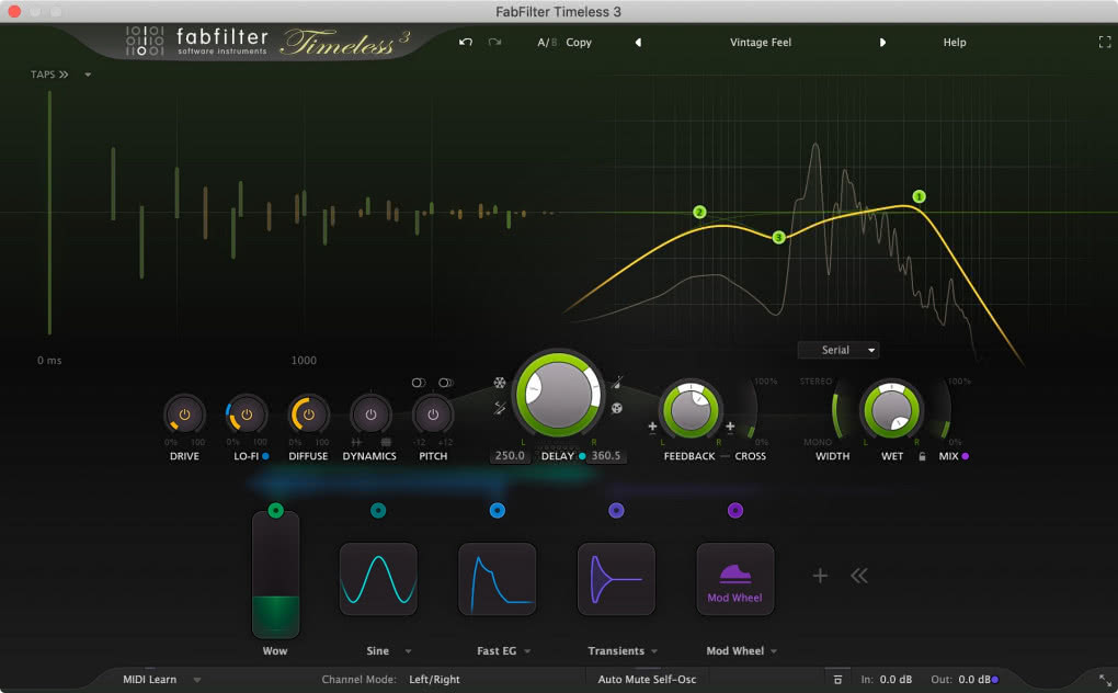 FabFilter Timeless 3 - najnowsza wersja taśmowego delaya 