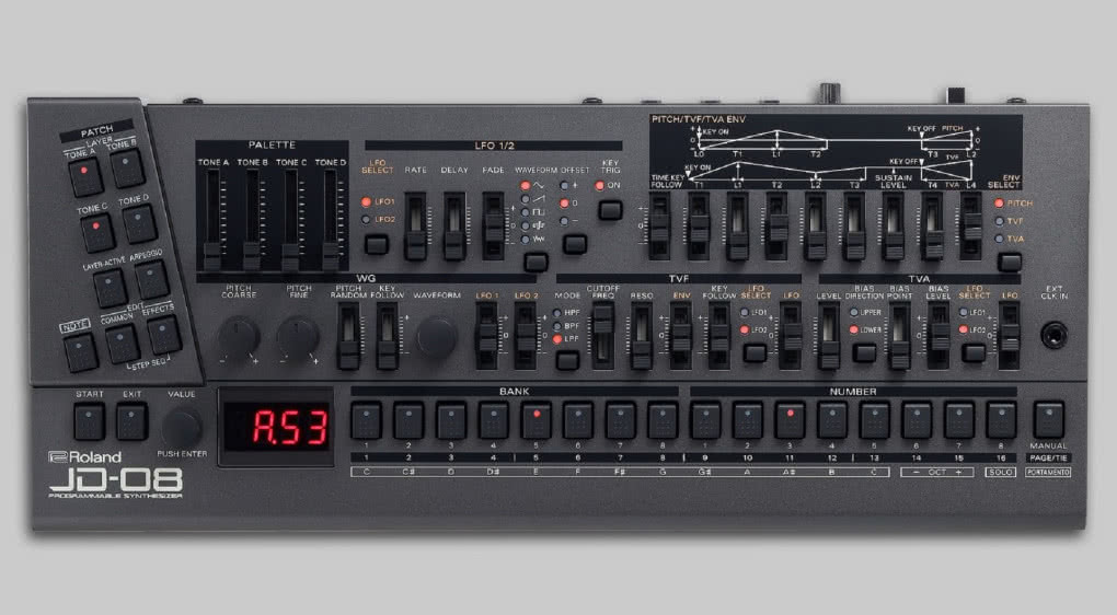 JD-08 nowy syntezator od firmy Roland
