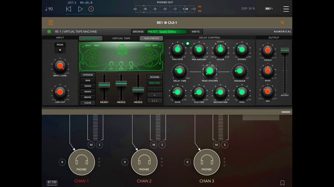 Mobilny producent: RE-1 Tape Machine i BLEASS Delay