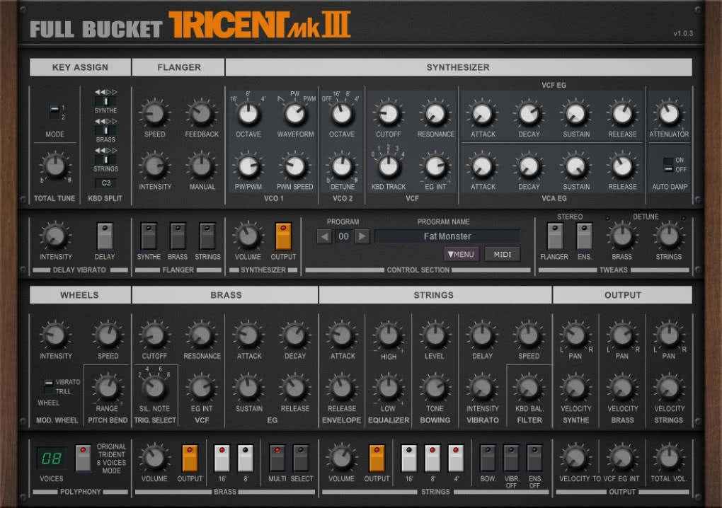 Syntezator Tricent mk III za darmo!