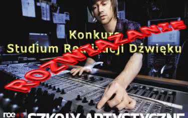 Konkurs Studium Realizacji Dźwięku ROE 