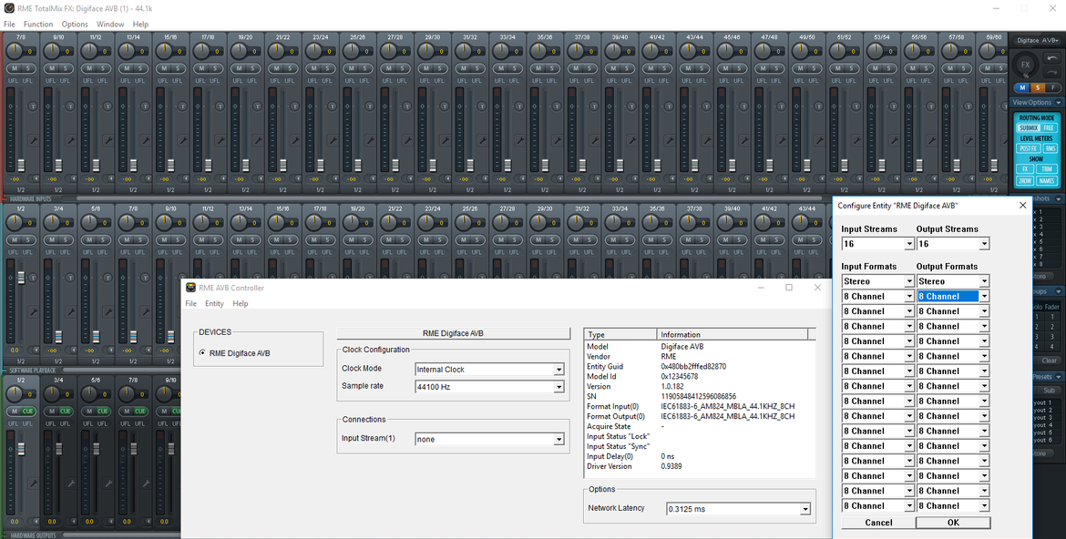Digiface AVB - interfejs audio AVB