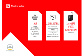 Bezpłatny wózek transportowy do zestawów Electro-Voice EVOLVE!