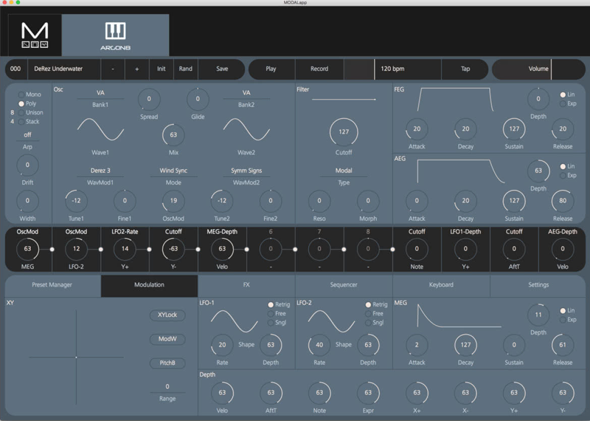 Synteza wavetable kontratakuje, czyli Modal Argon8
