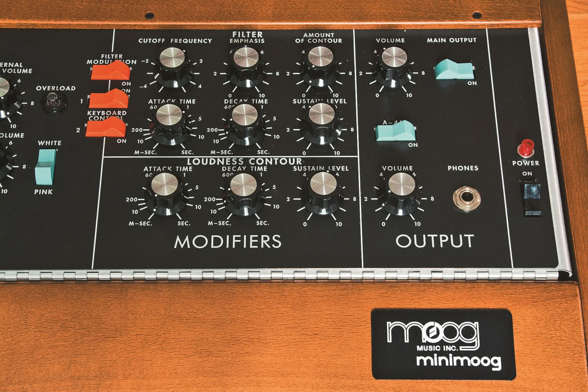 Minimoog Model D - syntezator analogowy