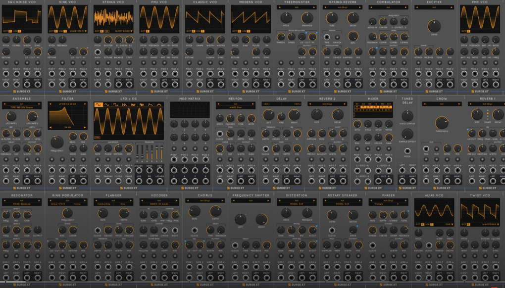 Surge w formacie VCV Rack