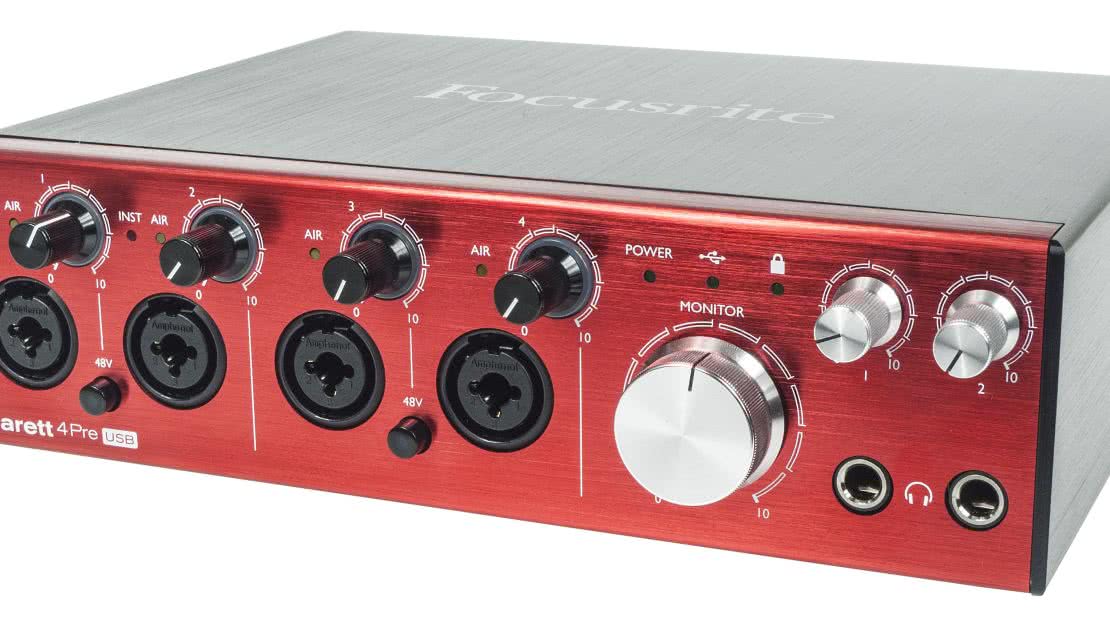 Focusrite Clarett 4Pre USB - interfejs audio/MIDI 