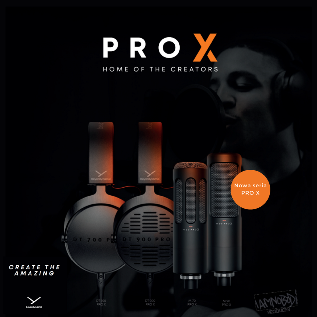 Nowa seria beyerdynamic PRO X dla twórców