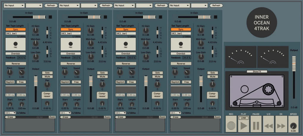 Tape Loops 4Trak - taśmowe workflow w Ableton Live