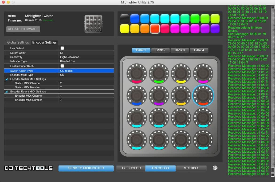 Midifighter Twister - kontroler MIDI