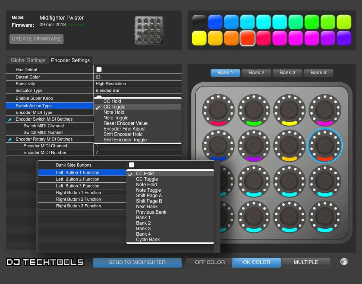 Midifighter Twister - kontroler MIDI