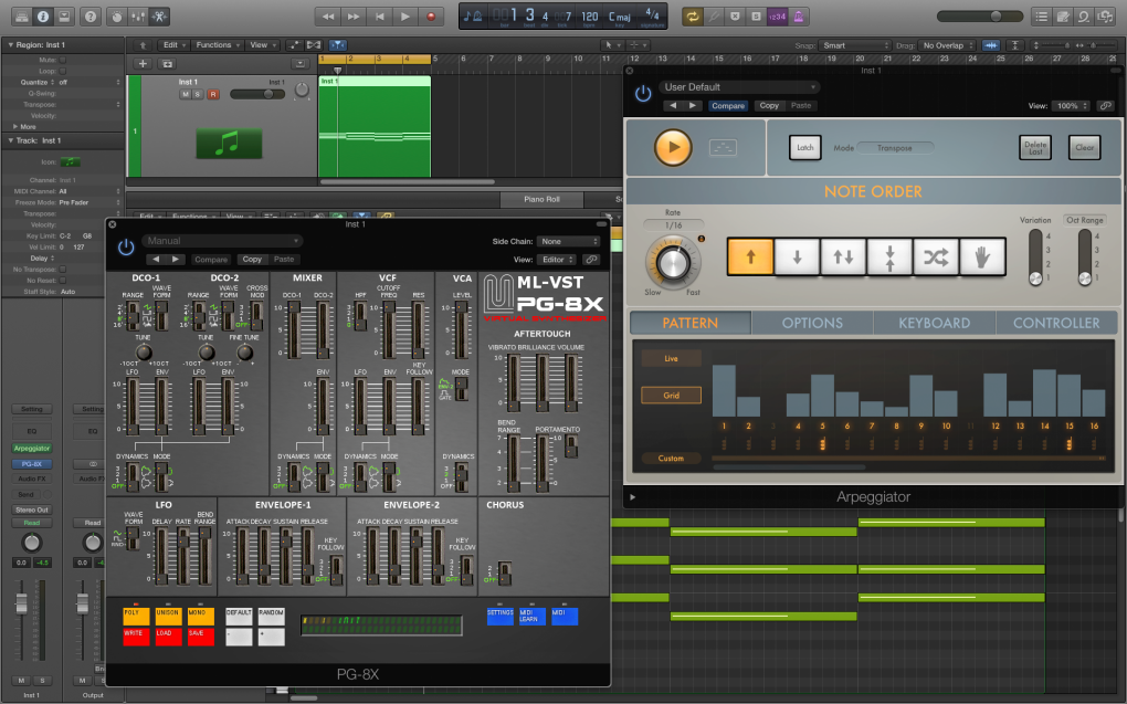 Logic Pro X - Arpeggiator w praktyce