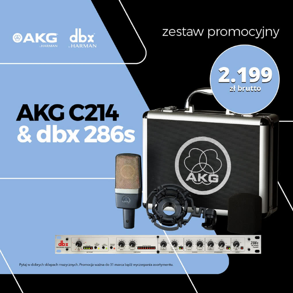 Promocyjne zestawy AKG i dbx