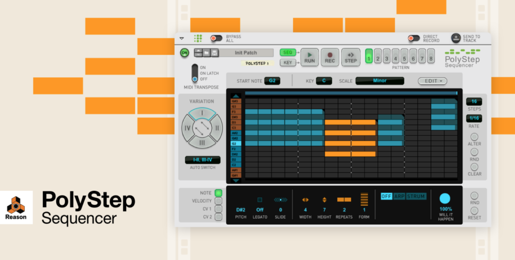 PolyStep - Nowy sekwencer dla Reason 10