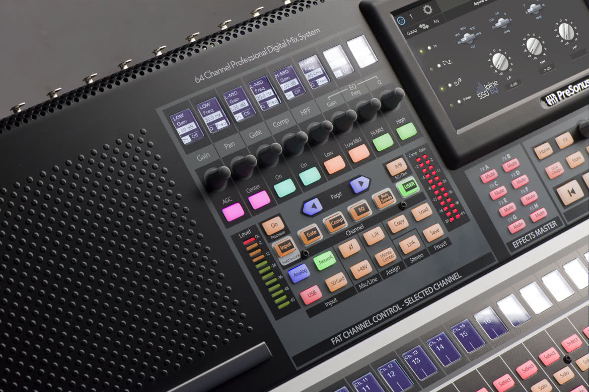 Studio Live III 64S - system AVB