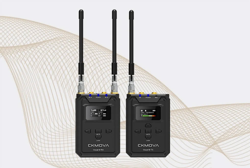 CKMOVA Vocal M – bezprzewodowy system mikrofonowy z funkcją nagrywania