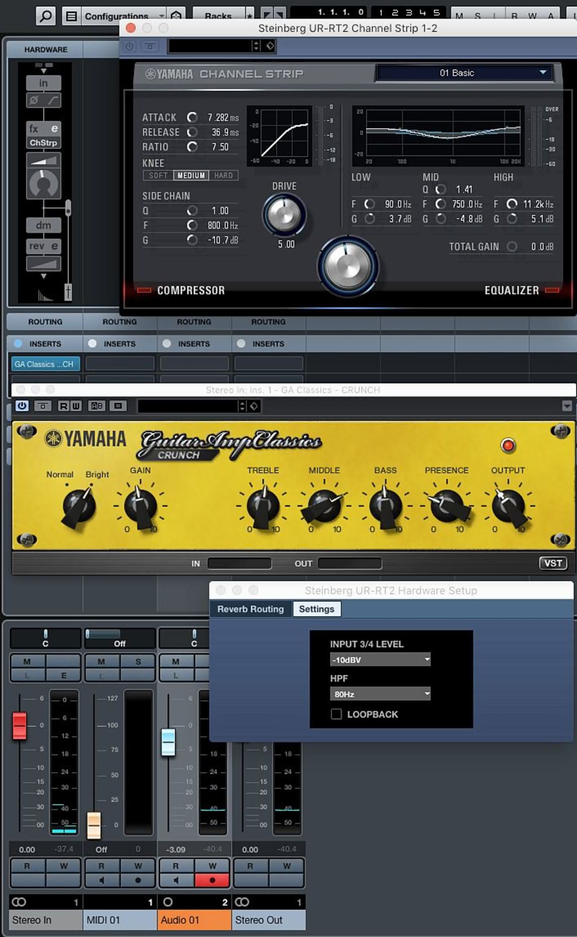 UR-RT2 - interfejs audio/MIDI