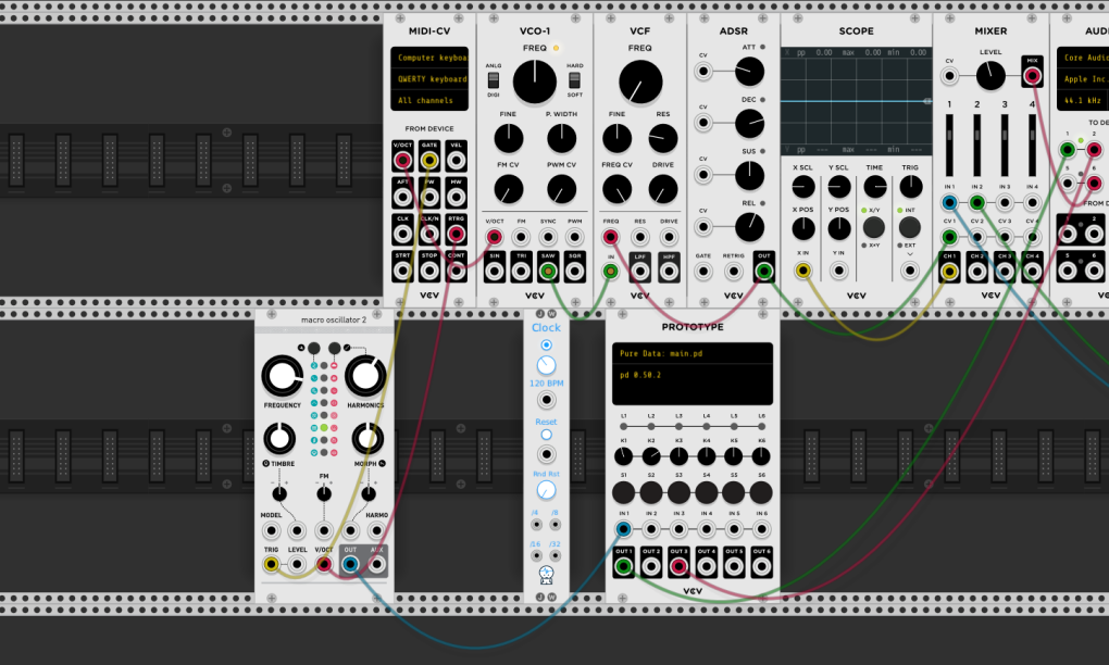 VCV Rack tworzy pomost z Pure Data