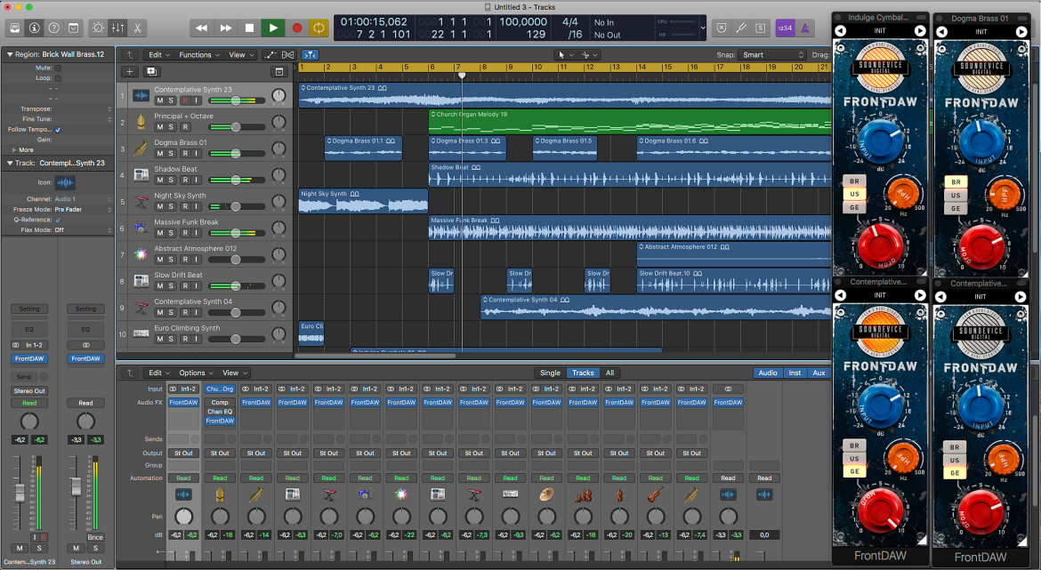 FrontDAW - procesor wirtualny