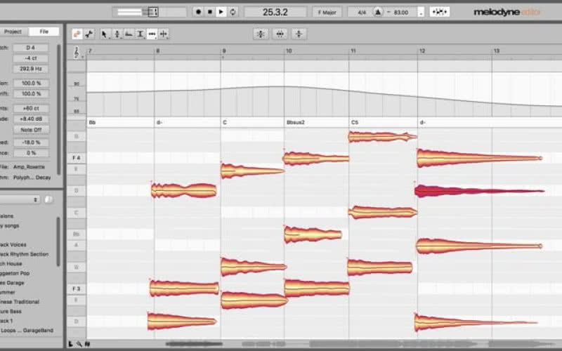 Melodyne DNA Editor - edytor audio