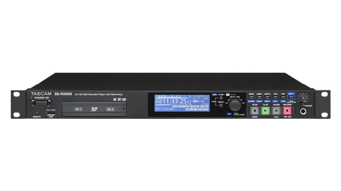 Tascam SS-R300N – rejestracja i odtwarzanie pod kontrolą sieci