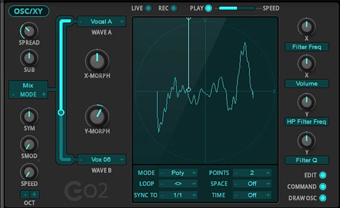 Go2 - syntezator wirtualny