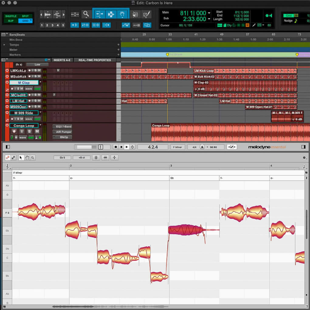 Melodyne w Pro Tools