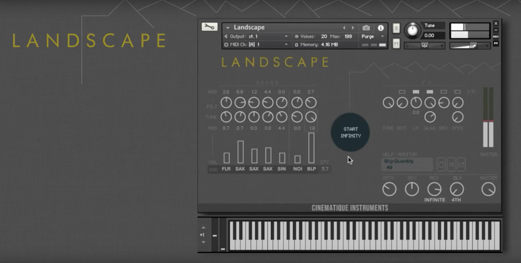 Landscape - darmowy instrument dla NI Kontakt