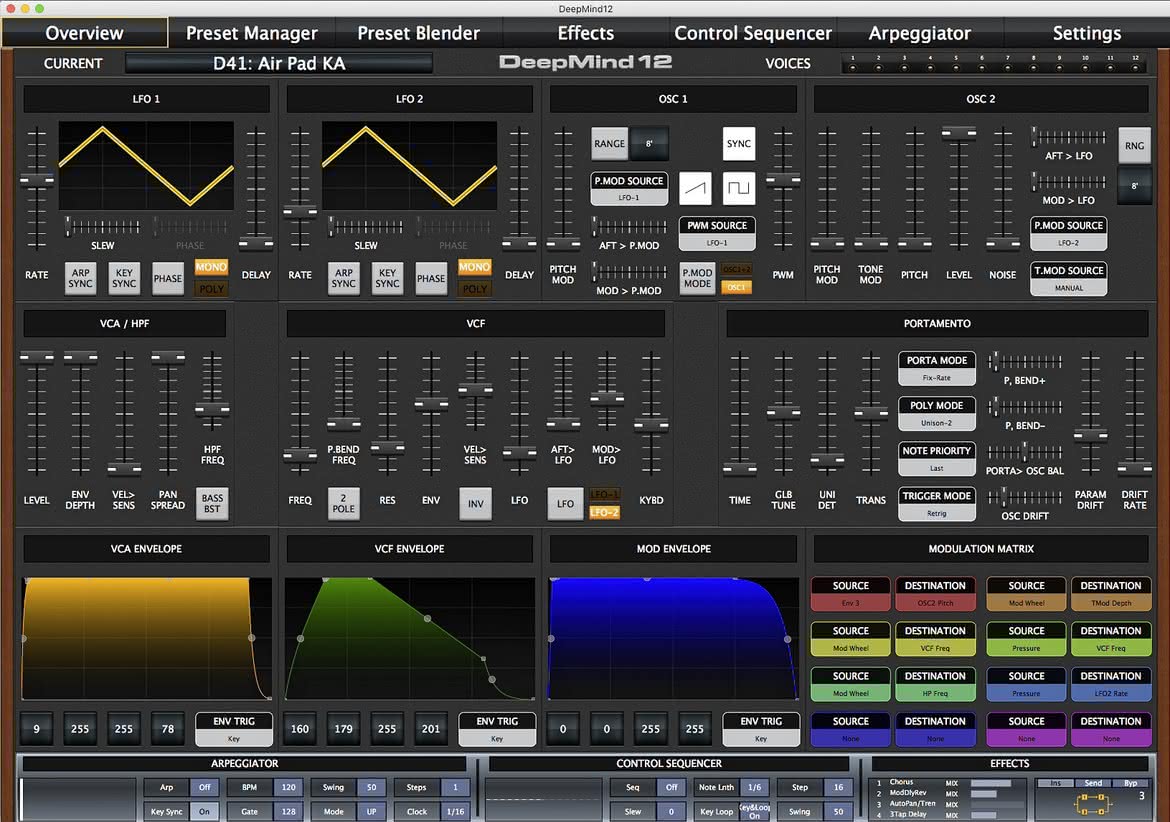 DeepMind 12 - syntezator hybrydowy
