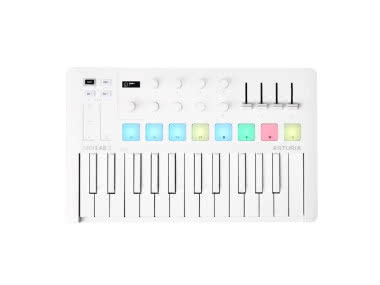 MiniLab 3 Alpine White - kontroler MIDI