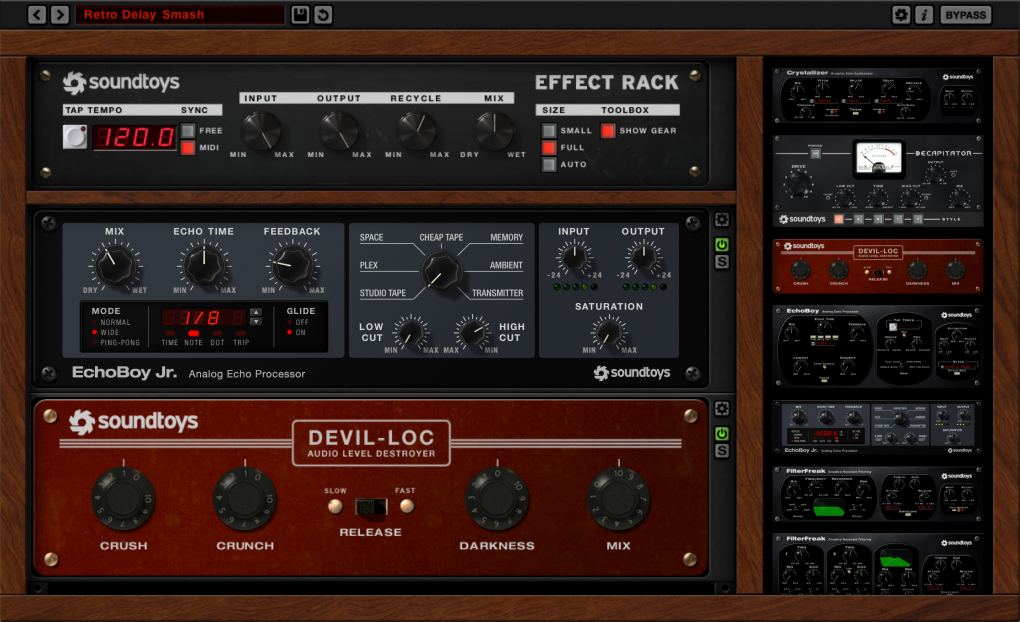 Soundtoys Effect Rack za darmo przez określony czas
