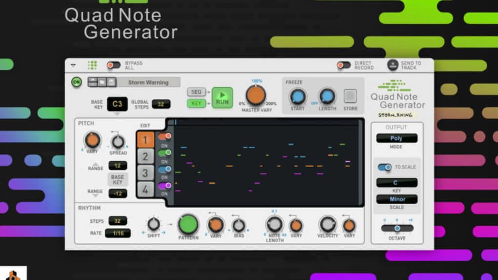 Generatywność dla Reasona - Quad Note Generator