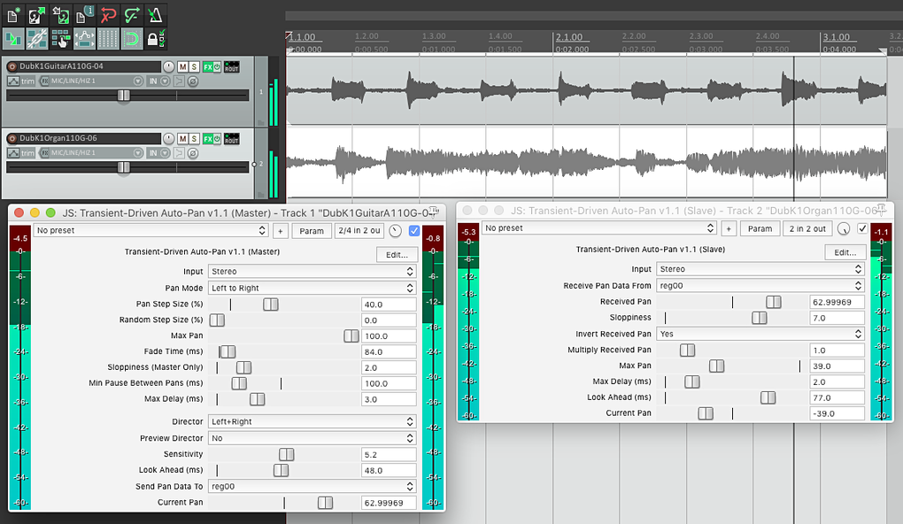 Rea i JS. Transient-Driven Auto-Pan