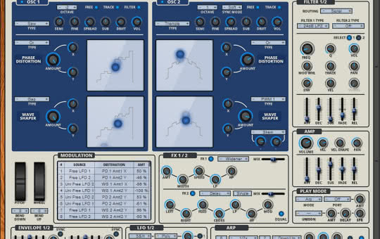 Quad - wirtualny syntezator