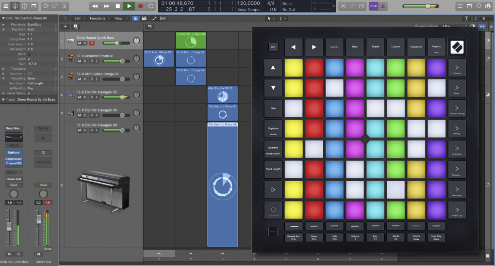 Novation Launchpad Pro i Logic Pro