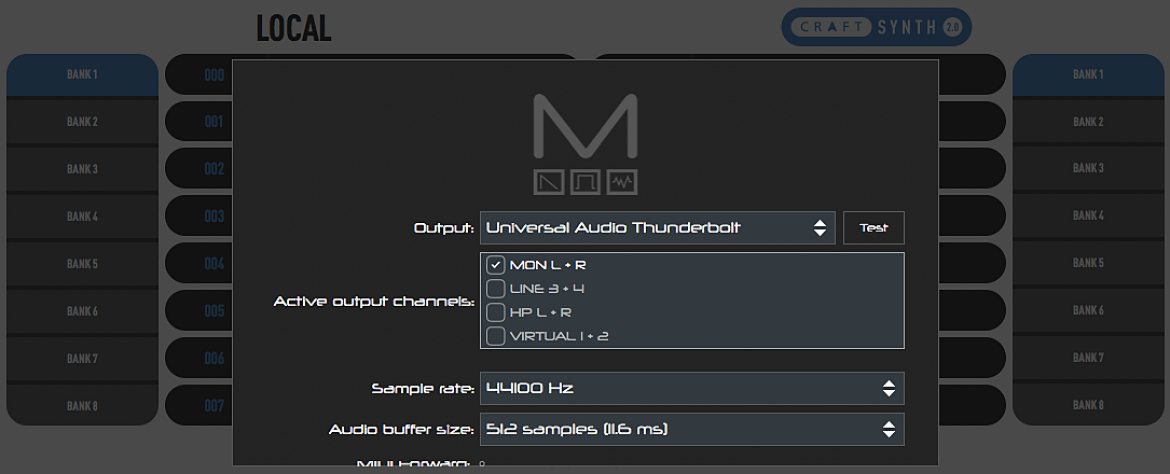 Craft Synth 2.0 - syntezator monofoniczny