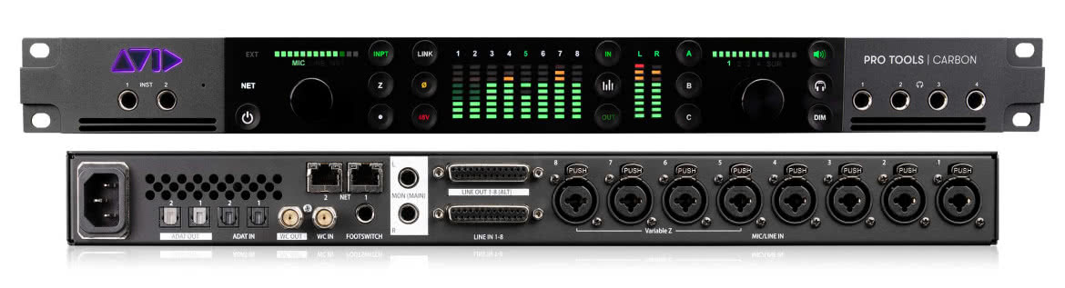 Avid Carbon i Pro Tools - hybrydowy system DAW