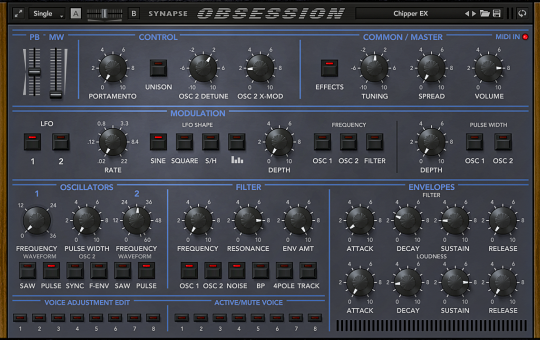 Obsession - syntezator wirtualny