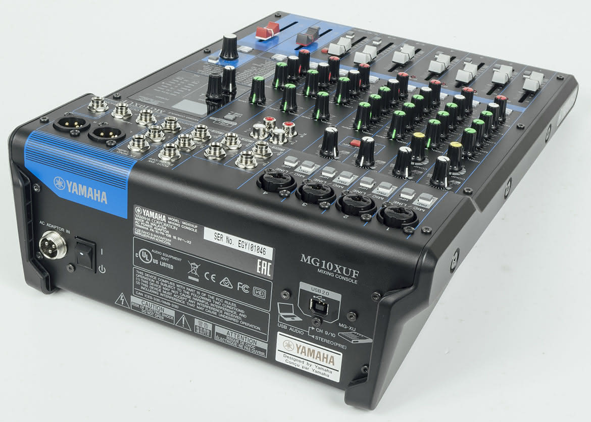 MG10XUF, MG12XUK - miksery z portem USB