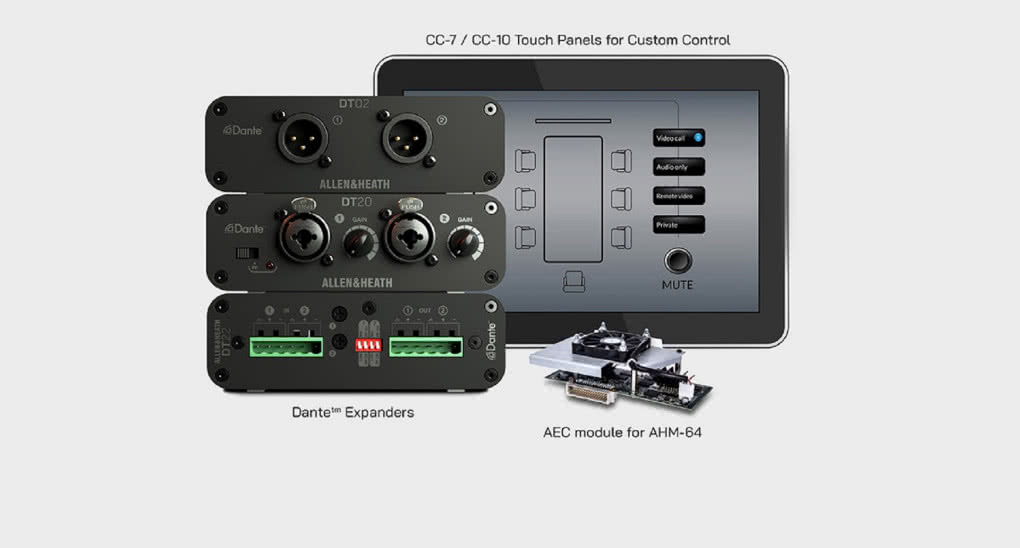 Allen & Heath poszerza ofertę produktów instalacyjnych