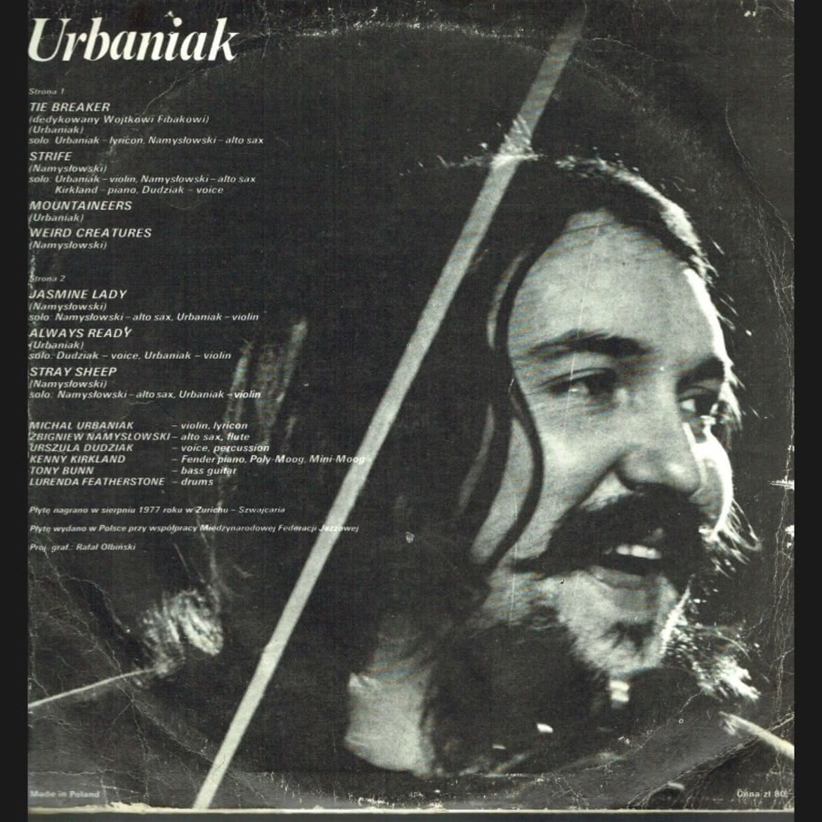 Michał Urbaniak - Mniej rzępolić